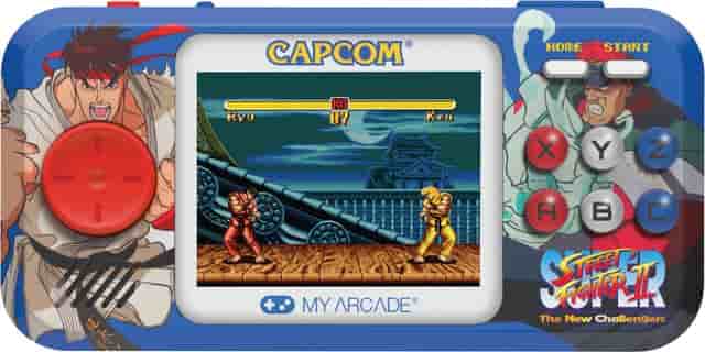 My Arcade Pocket Player Super Street Fighter II handhållen konsol - Nyskick - i originalförpackning