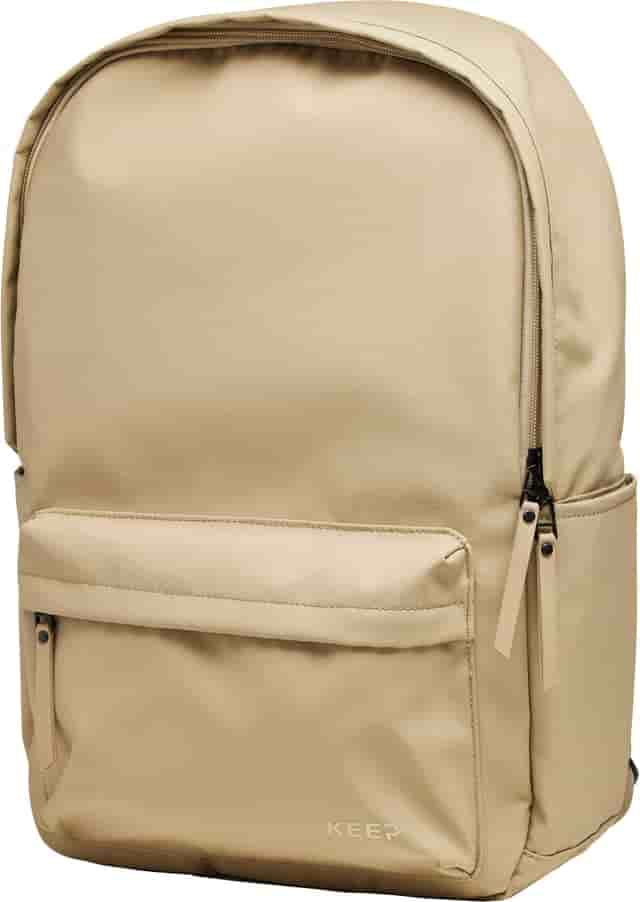 Keep ryggsäck för bärbar dator 15.6" (beige) - Använt skick – Synliga skador, fullt funktionell