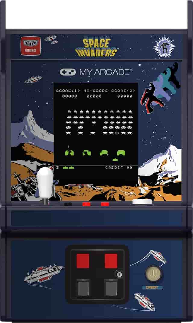 My Arcade Micro Player Pro 6.75" Space Invaders Retro spelkonsol - Nyskick - i originalförpackning