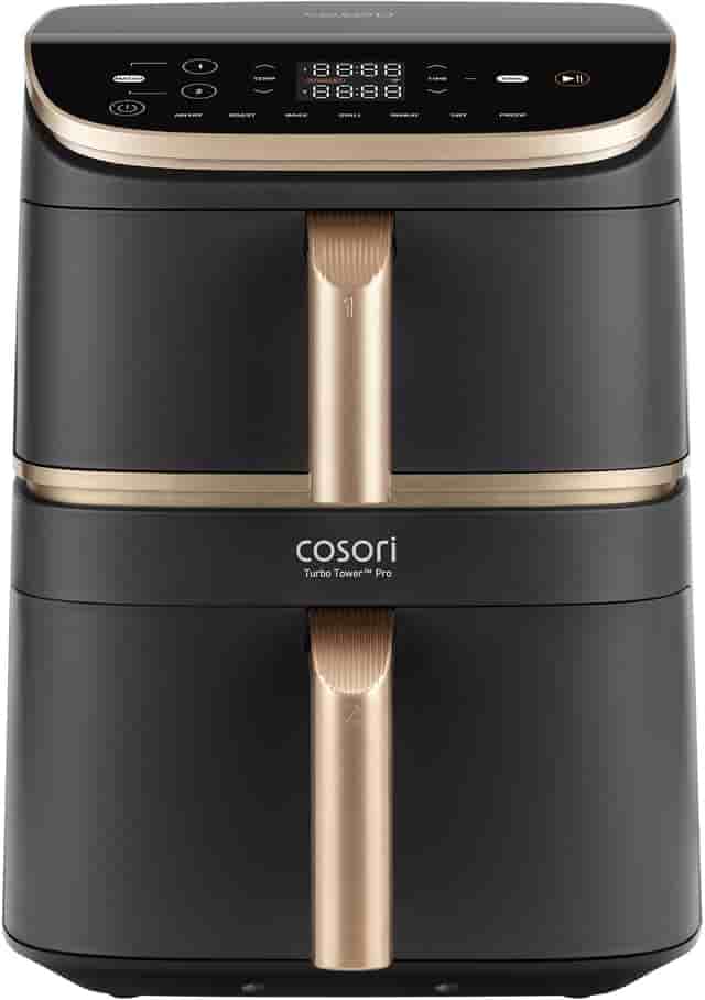 Cosori Turbo Tower Pro airfryer KAAPAFCSSEU0246Y (svart) - Nyskick - i originalförpackning