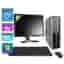 Ordinateur HP Elite 8100 SFF + Ecran 20'' - Noir - Intel Core i5-650 / 3.2 GHz - RAM 4 Go - HDD 300 Go - DVDRW - Gigabit Ethernet - Windows 7 Professionnel