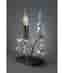 Lampe de Table Tara 1 Ampoule chrome noir/cristal