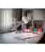 Lampe de Table Looker 1 Ampoule E27, blanc mat/violet