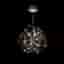 Suspension Messe 12 Ampoules chrome poli/cristal