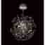Suspension Messe 17 Ampoules chrome poli/cristal