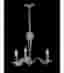 Suspension Niobe 3 Ampoules chrome poli/cristal