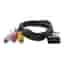 Alpexe Câble AV pour Nintendo Snes/Super Nintendo/Super Famicom / N64 / Gamecube Audio RCA