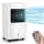 Rafraîchisseur d'air - OneConcept Freeze Me - Ventilateur - 75W - Humidificateur - 400m³/h - Refroidisseur d'air - Mobile - Télécommande - 65dB - Blanc