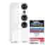 auna Linie-600-WH Paire d'enceintes colonnes 140W RMS -blanc