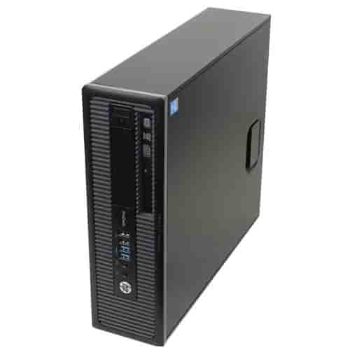 Unité centrale HP ProDesk 600 G1 SFF i5-4570 8Go 120Go SSD+1To HDD W10P - Noir