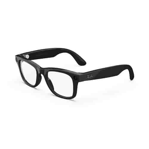 Lunettes connectées IA Meta Ray-Ban Wayfarer (Gen 1) Monture Noir brillant taille standard