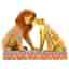 Disney Le Roi Lion Simba et Nala 'Savannah Sweethearts' Figurine