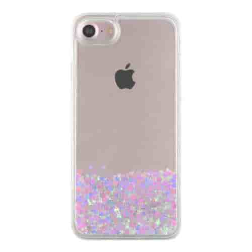 Coque BigBen en Gel Brillant Paillettes Roses pour iPhone 7