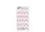 Coque Katespade New York Chevron Rose et Crème pour iPhone 6 et 6s