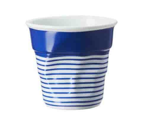 Gobelet 18 cl Revol Froissés Cappuccino Blanc Marinière Grand Large