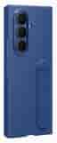 Pack coque en silicone avec support Bleu Nuit et film pour Samsung Galaxy Z Fold 7