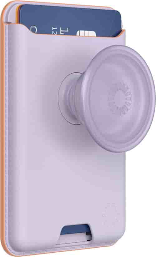 Porte-cartes PopSockets PopWallet compatible MagSafe Lavande
