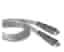 Câble renforcé Force Power USB Type-C vers USB Type-C 2 m 3 A Gris