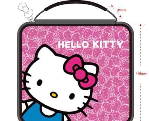 Sacoche de transport BigBen Motif Hello Kity
