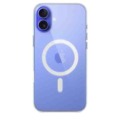 Coque de protection Apple compatible avec MagSafe pour iPhone 16 Plus Tranparent