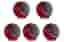 Pack de 5 enceintes Elipson Planet M 5.0 Rouge