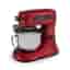 Klarstein Chiara Robot Pâtissier Écran LCD 5 L Bol Inox Robot de cuisine 1600 W Silencieux Rouge