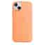 Apple Coque en silicone avec MagSafe pour iPhone 15 Plus Sorbet à l'orange