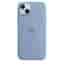 Apple Coque en silicone avec MagSafe pour iPhone 15 Plus Bleu d'hiver