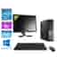 Pc Dell Optiplex 790 Desktop + Ecran 20'' - Noir - Intel Core i5-2400 / 3,10 GHz - RAM 8 Go - HDD 250 Go - DVD - Gigabit Ethernet - Windows 10 Professionnel
