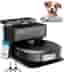 Aspirateur robot laveur connecté avec base de vidage Eziclean® All-in-one Z10 Plus Noir