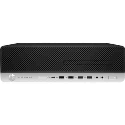 HP EliteDesk 800 G5 - SFF Core i5 9500 / jusqu'à 4.4 GHz - RAM 8 Go - SSD 512 Go - UHD Graphics 630 - Win 11 - moniteur : aucun - noir, argent - reconditionné - Grade A