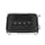 Grille-pain Smeg TSF01 2 fentes Toaster Noir mat