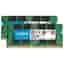 Crucial - DDR4 - kit - 32 Go: 2 x 16 Go - SO DIMM 260 broches - 3200 MHz / PC4-25600 - CL22 - 1.2 V - mémoire sans tampon - non ECC