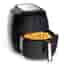 Tomons 5,5L Friteuse electrique sans huile Airfryer XXL Avec cuve amovible et Recette, 8 Modèles, Écran Tactile LED, 1800W
