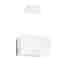 Klarstein Kronleuchter L - Hotte - hotte îlot - largeur : 60 cm - profondeur : 35 cm - recyclage - blanc