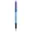 Coffret cadeau Waterman Hémisphère Stylo plume Finition palladium en Acier inoxydable Plume moyenne Bleu laqué