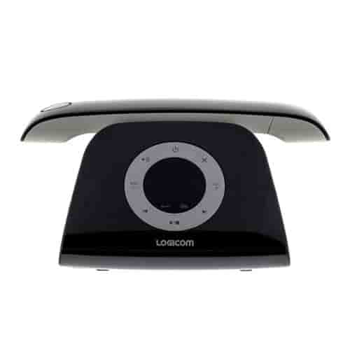 Téléphone fixe sans fil Retro 2 DECT Noir