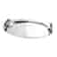 ALESSI MG09 PLATEAU OVALE À POIGNÉES EN ACIER BRILLANT AVEC POIGNÉES EN PA NOIR