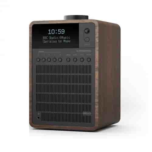 REVO - SuperSignal - Radio réveil FM, DAB+ et connexion Bluetooth - NOYER / NOIR