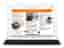 Logitech Coque Clavier Ultrathin Keyboard Cover pour iPad - Noire