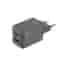 Chargeur secteur Wefix Pro GaN 45 W USB-C et USB-A Gris