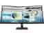 HP P34hc G4 - P-Series - écran LED - incurvé - 34" - 3440 x 1440 WQHD @ 60 Hz - VA - 250 cd/m² - 3500:1 - 5 ms - HDMI, DisplayPort, USB-C - haut-parleurs - noir