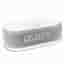 Radio Reveil NASA SPC400 Enceinte Bluetooth Haut-Parleur 5W x2 Charge Sans Fil 15W - Gris