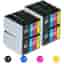 Pack de 16 Canon PGI-2500XL Cartouches 4 noir 4 cyan 4 magenta 4 jaune compatible avec Canon Pixma MB5050