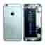 iPhone 6S Plus Baksida med Komplett Ram med Batteri - Svart (Begagnad)