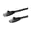 STARTECH.COM 1.5m CAT6 Cable - Black CAT6 Patch Cord - Snagless RJ45 Connectors - 24 AWG Copper Wire - Ethernet Cable