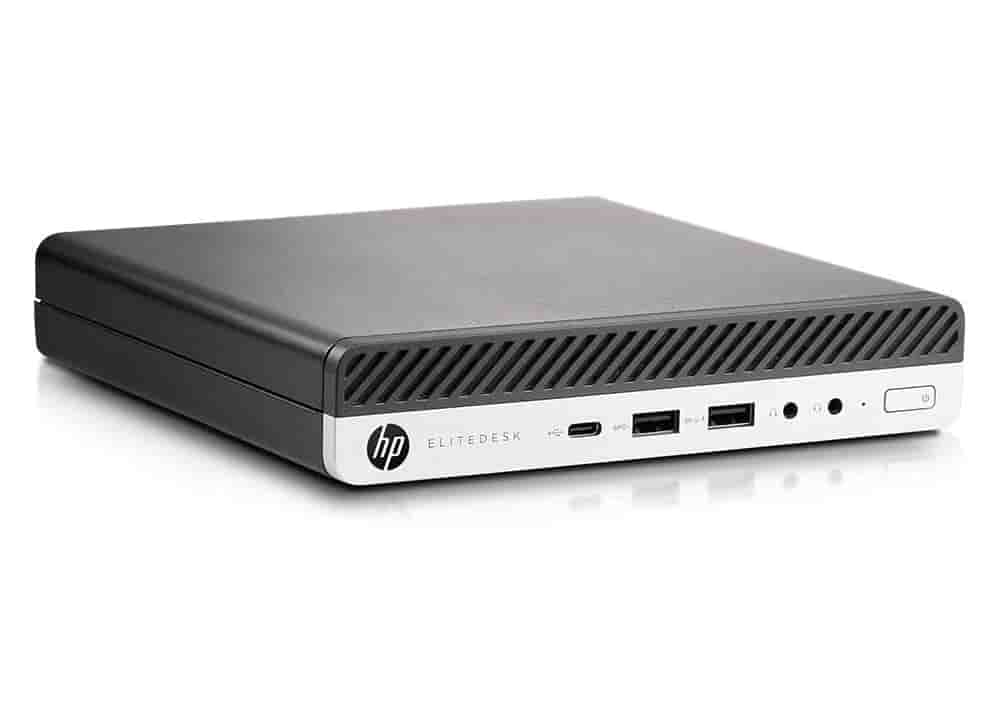 HP EliteDesk 800 G4 Desktop Mini Intel Core i7-8700T 512GB SSD 16GB Windows 11 Pro inkl. W-Lan