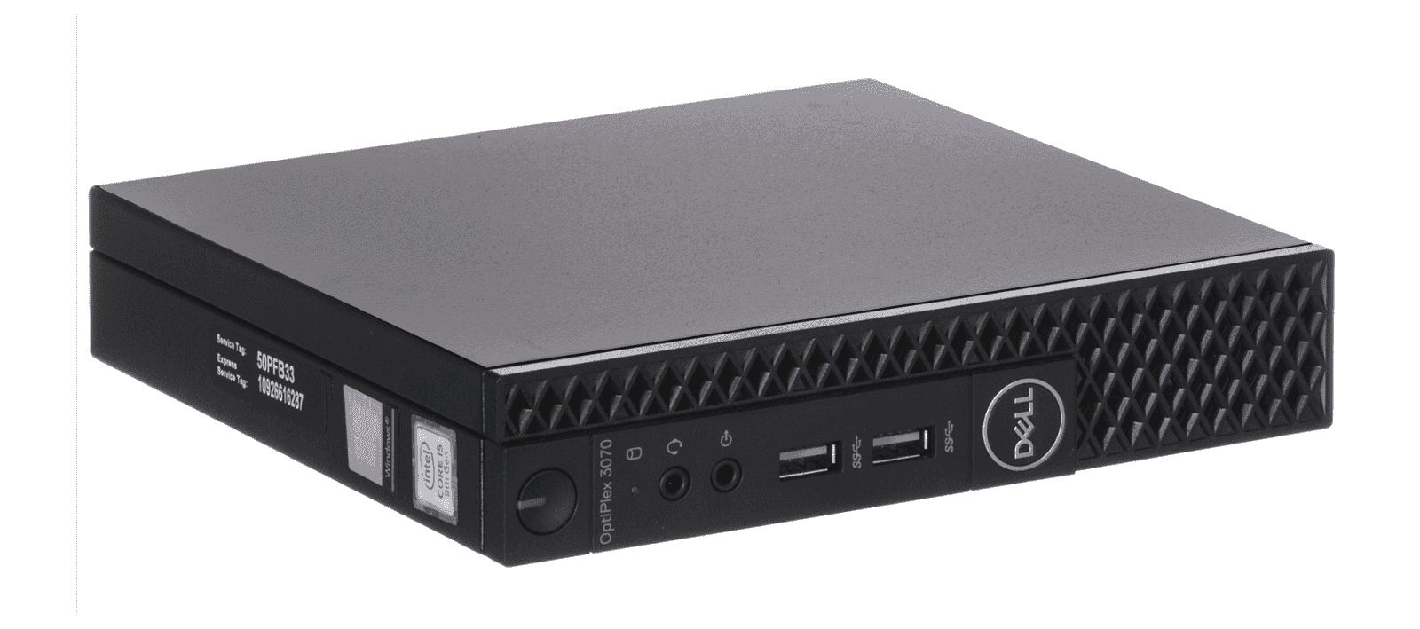 Dell Optiplex 3070 Micro Intel Core i3-9100T 256GB SSD 8GB Windows 11 Pro inkl. W-Lan