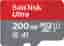 SanDisk Ultra 200GB microSDXC Card UHS-I A1 100MB/s Used