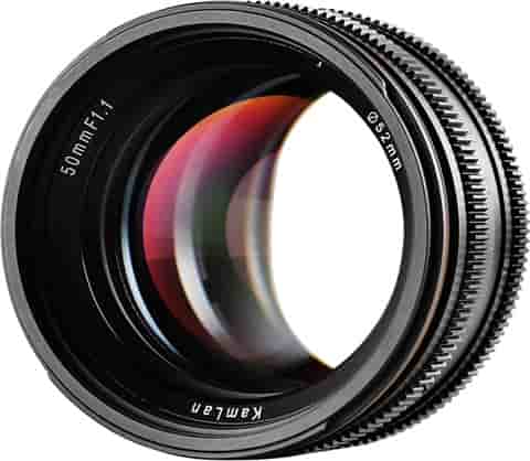 Kamlan 50mm f/1.1 Lens (Fujifilm X) Used